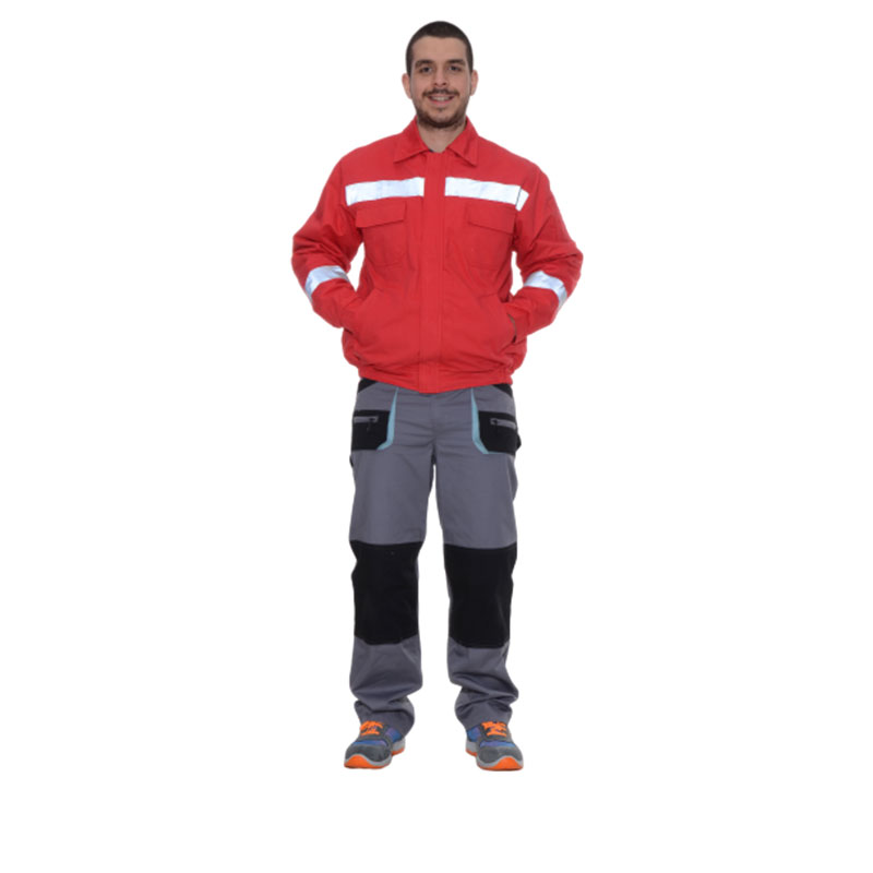 Red Coat With Reflector