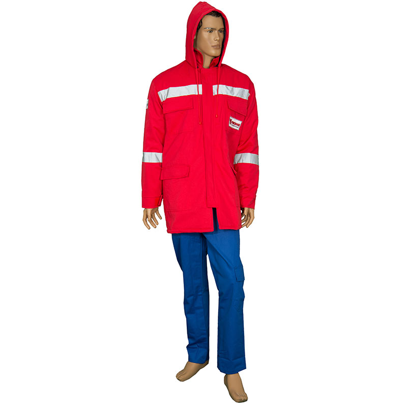 Red Coat With Reflector