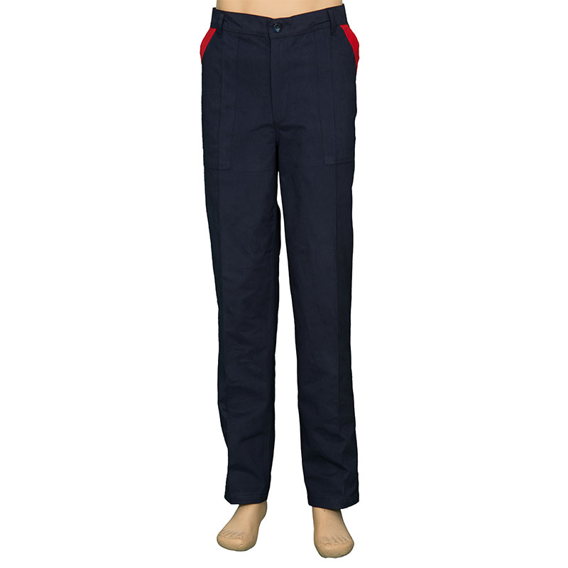 Worker Pant-Navy with Red Bias