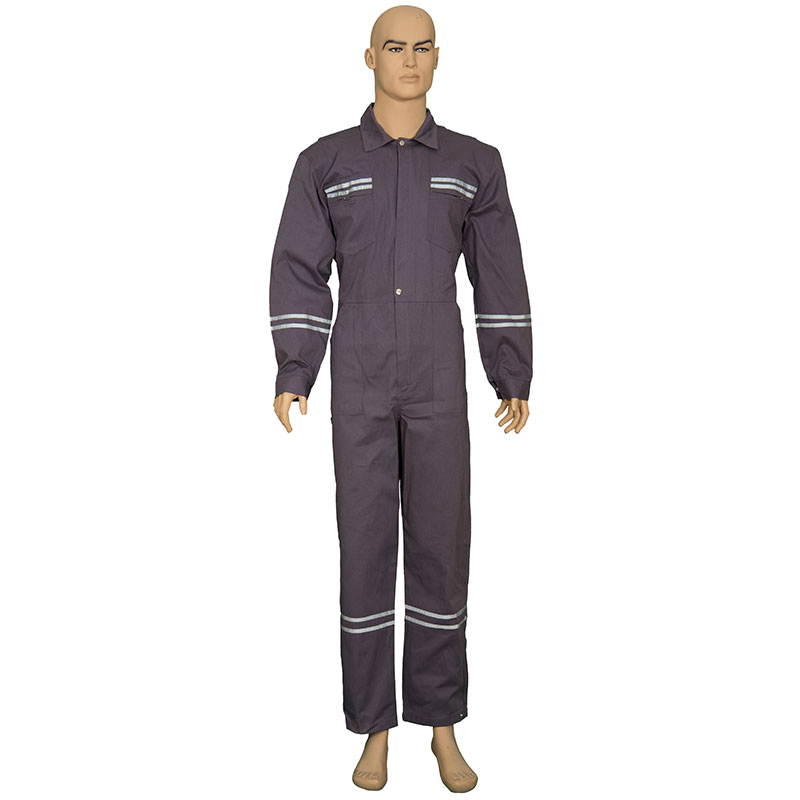 Long Sleeved Coverall with Reflector - Thin