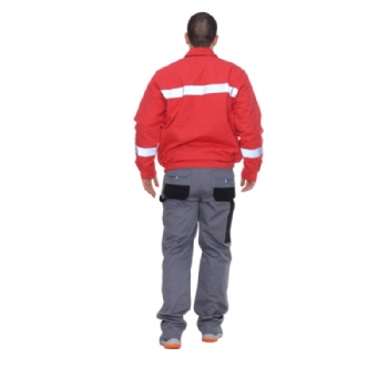 Red Coat With Reflector
