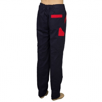 Worker Pant-Navy with Red Bias